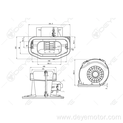 Blower motor for RENAULT CLIO RENAULT MEGANE
